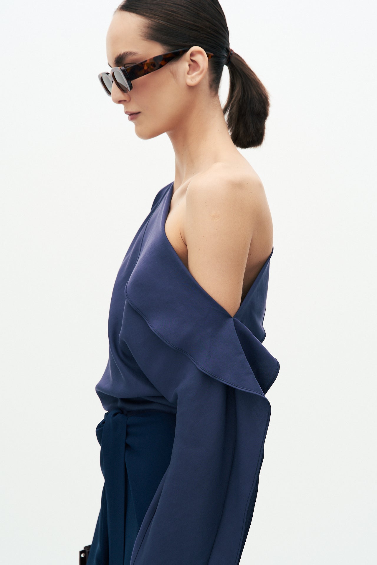 Lyocell off shoulder top