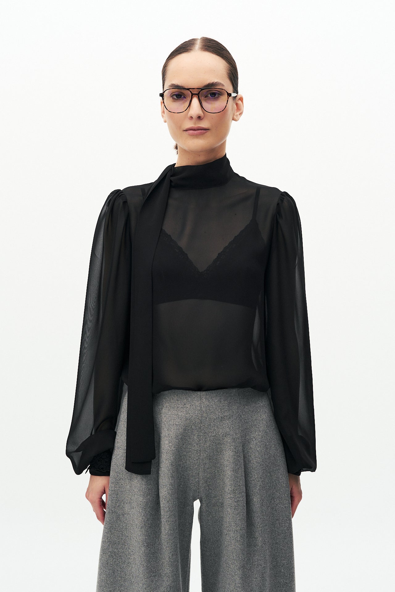 Sheer georgette blouse