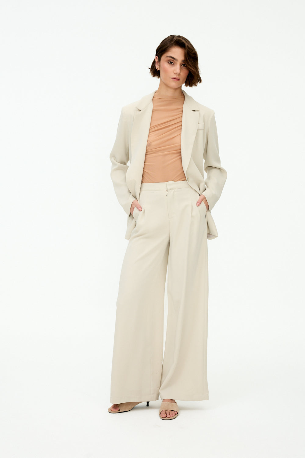 Ice wide leg trousers
